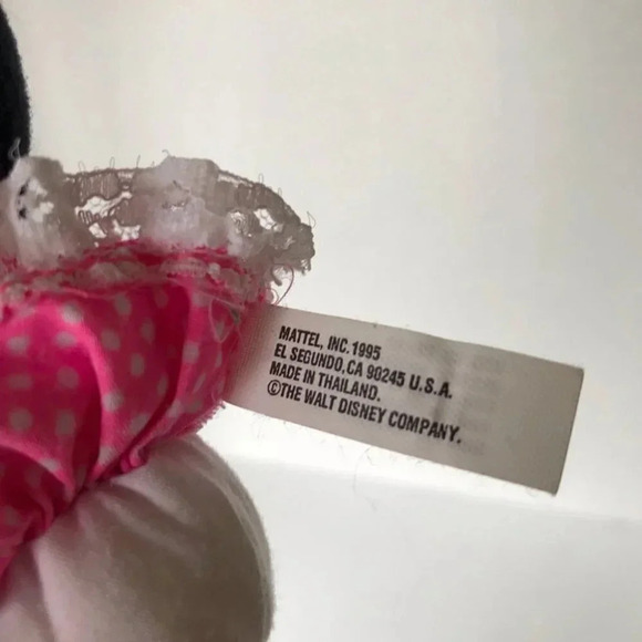 Disney MICKEY & MINNIE Mouse Gripper Grip Plush 1995 vintage lot 2 - Picture 7 of 8